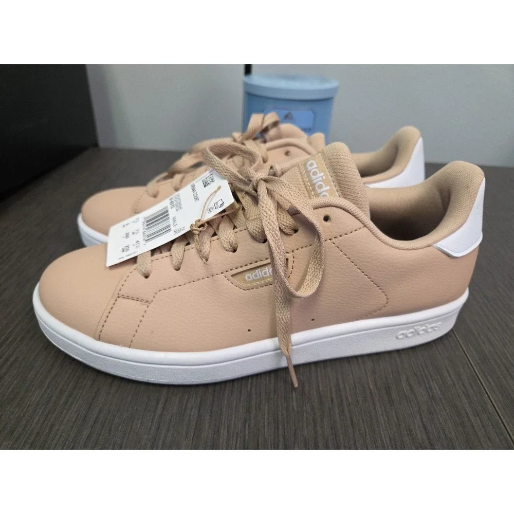 Adidas Court Shoes Sneakers‎  Magic Beige Men's Size 8  Womens 9.5 NEW